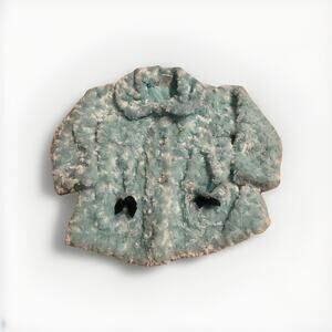 Little Lass Toddler Girls Blue Faux Fur Coat Size 2t‎